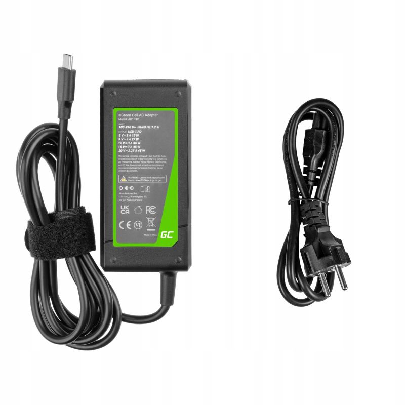 Adaptér Nabíječka Green Cell USB-C 45W od Kód výrobce AD133P