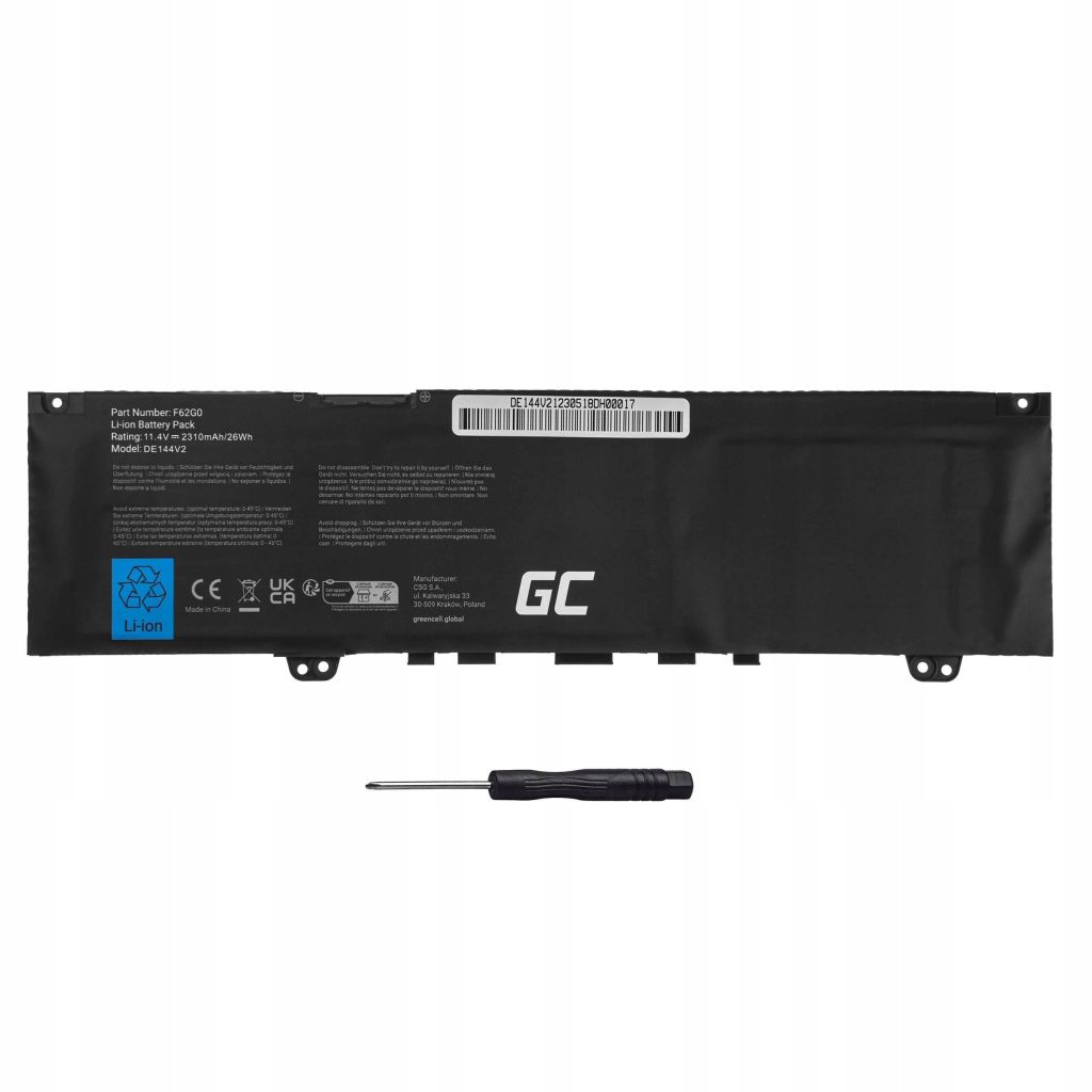 Baterie F62G0 Dell Inspiron 13 5370 7370 7373 7380 7386 Vostro 5370