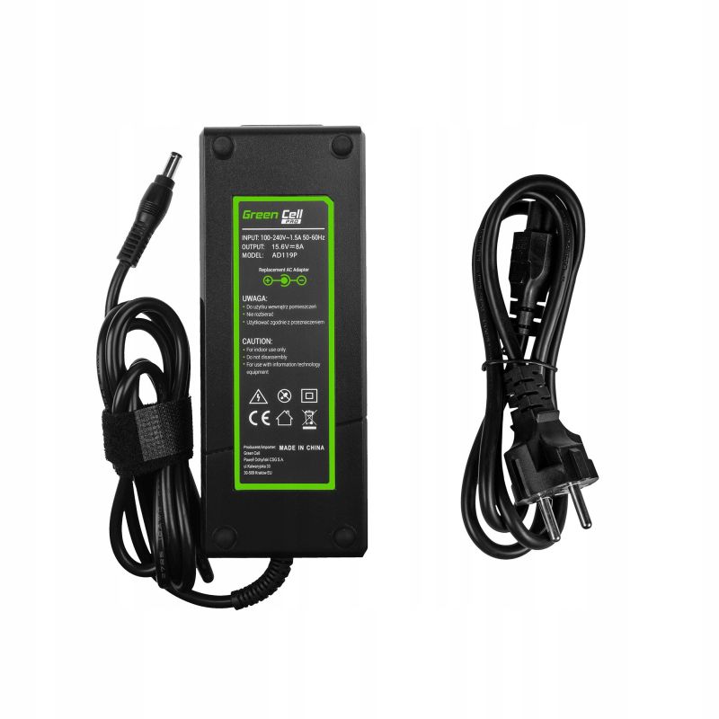 Nabíječka 125W do Panasonic 15.6V 8A PIN 5.5*2.5mm Značka Green Cell