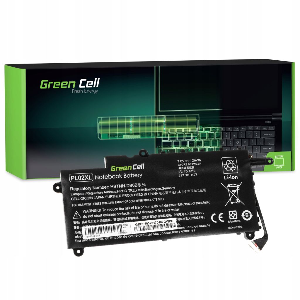 Baterie PL02XL HSTNN-LB6B PL03 HP Pavilion x360 11-N 11-N032EW 11-N032NW