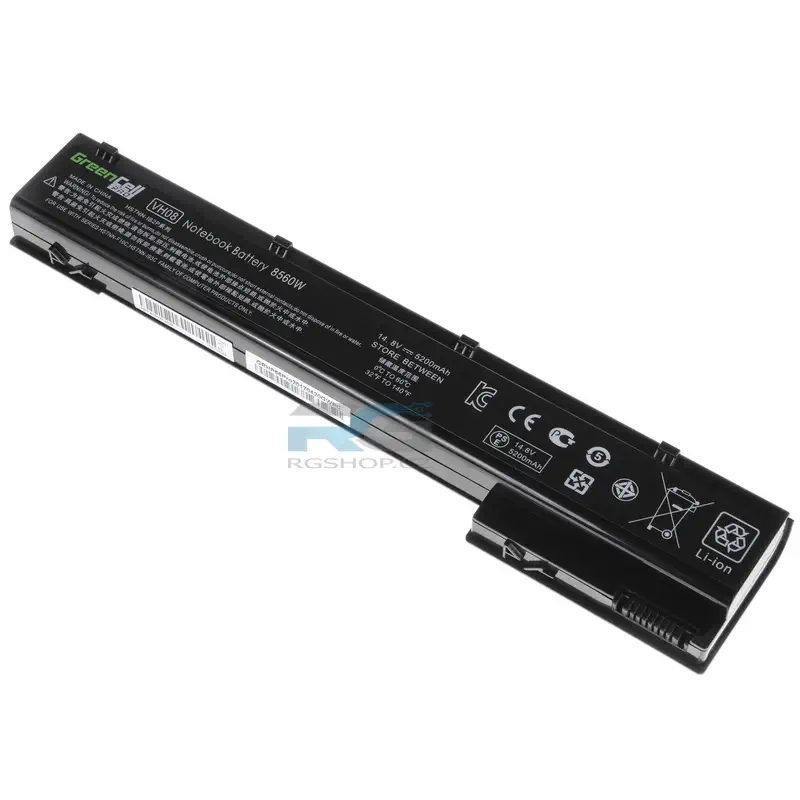 Baterie HSTNN-LB2P pro HP EliteBook 8560w 8760w 5200 mAh