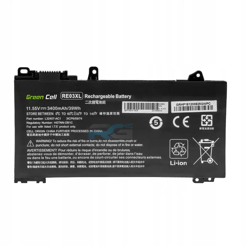 Baterie RE03XL HP ProBook 430 440 450 455 G6 G7 EAN (GTIN) 5907813965579