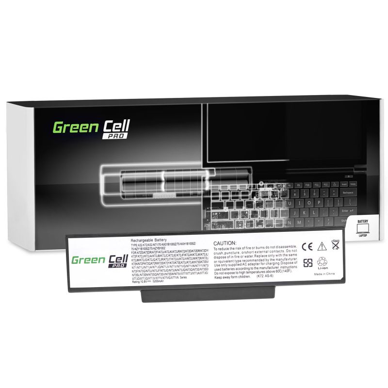 Baterie A32-K72 Asus K72J K73SV N71 N73S X73S 5200 mAh