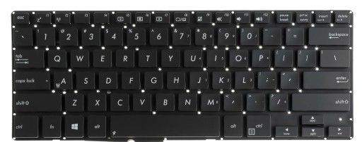 Asus BU400A-W3100X BU400A-W3101X Klávesnice