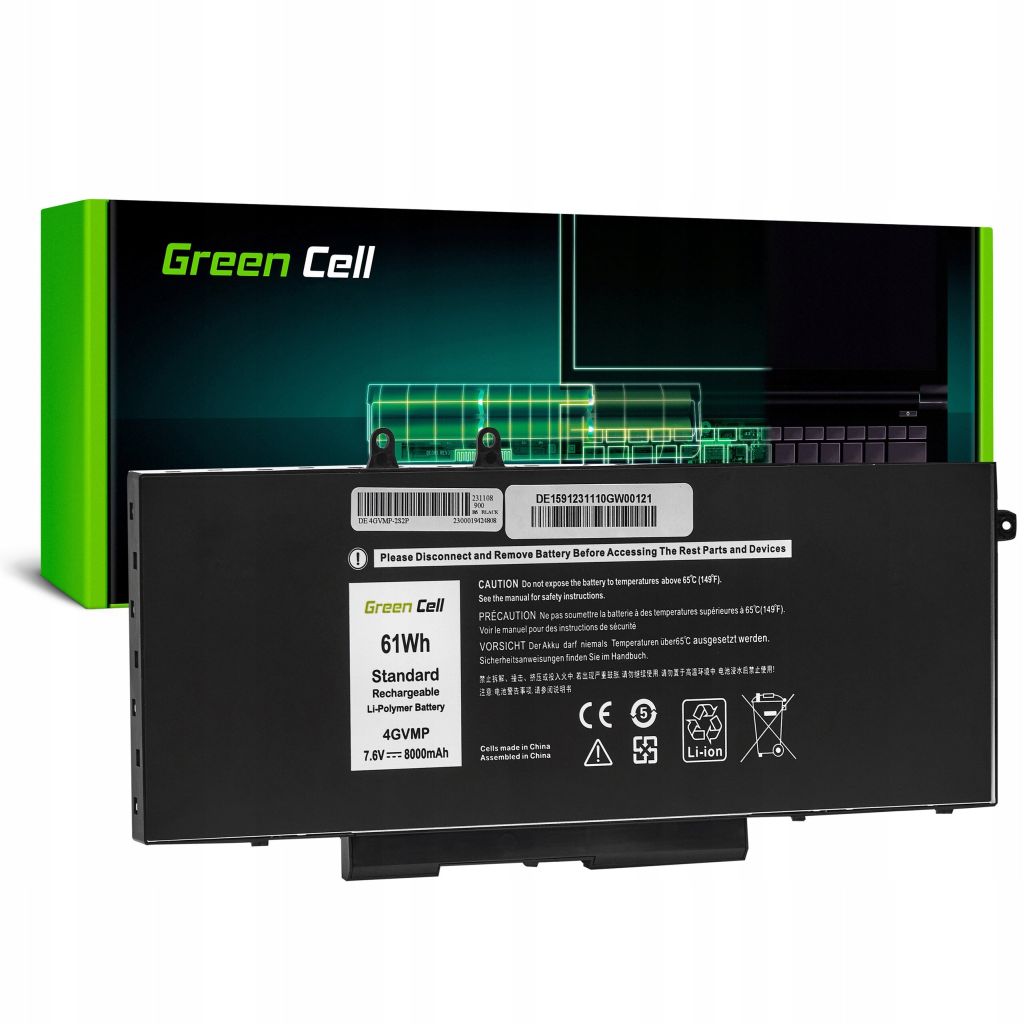 Baterie 4GVMP Dell Latitude 3510 Inspiron 5501 5505 5301 5401 5402 5502