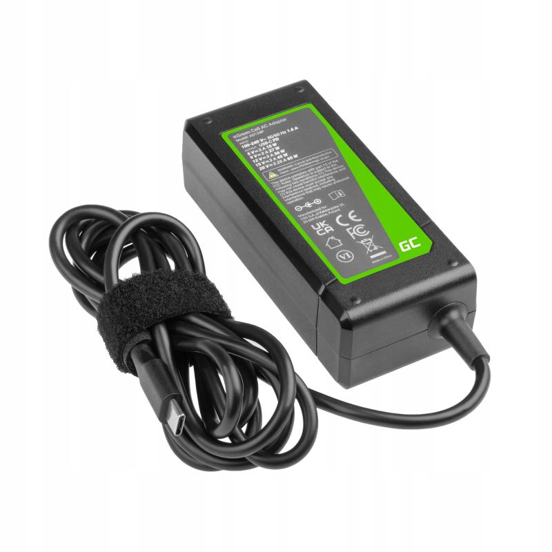 Green Cell USB-C 65W nabíječka notebook