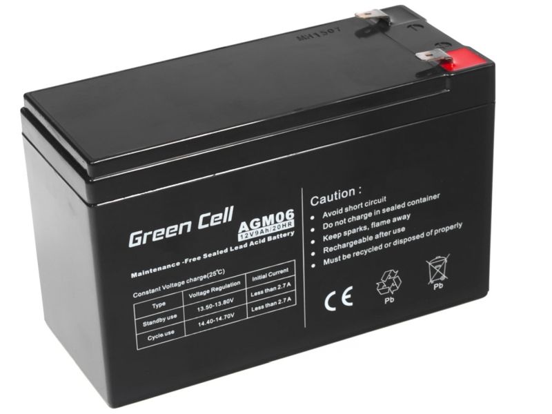 Baterie gelová AGM 12V 9Ah UPS
