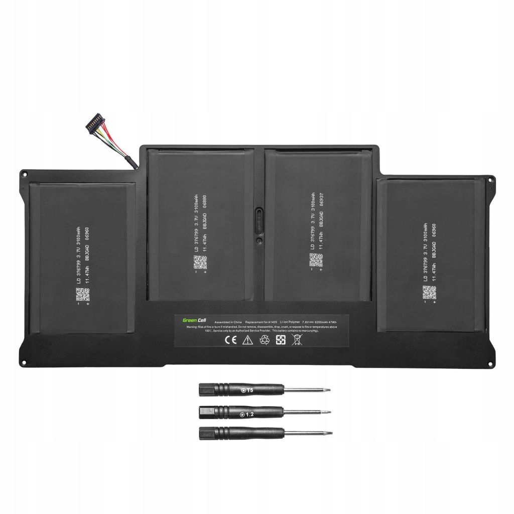 Baterie A1496 A1405 A1377 do Apple MacBook Air 13 A1466 A1369 47Wh EAN (GTIN) 5904326373228