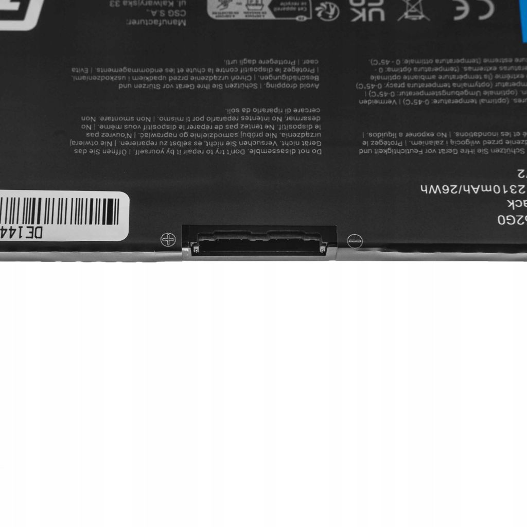 Baterie F62G0 Dell Inspiron 13 5370 7370 7373 7380 7386 Vostro 5370