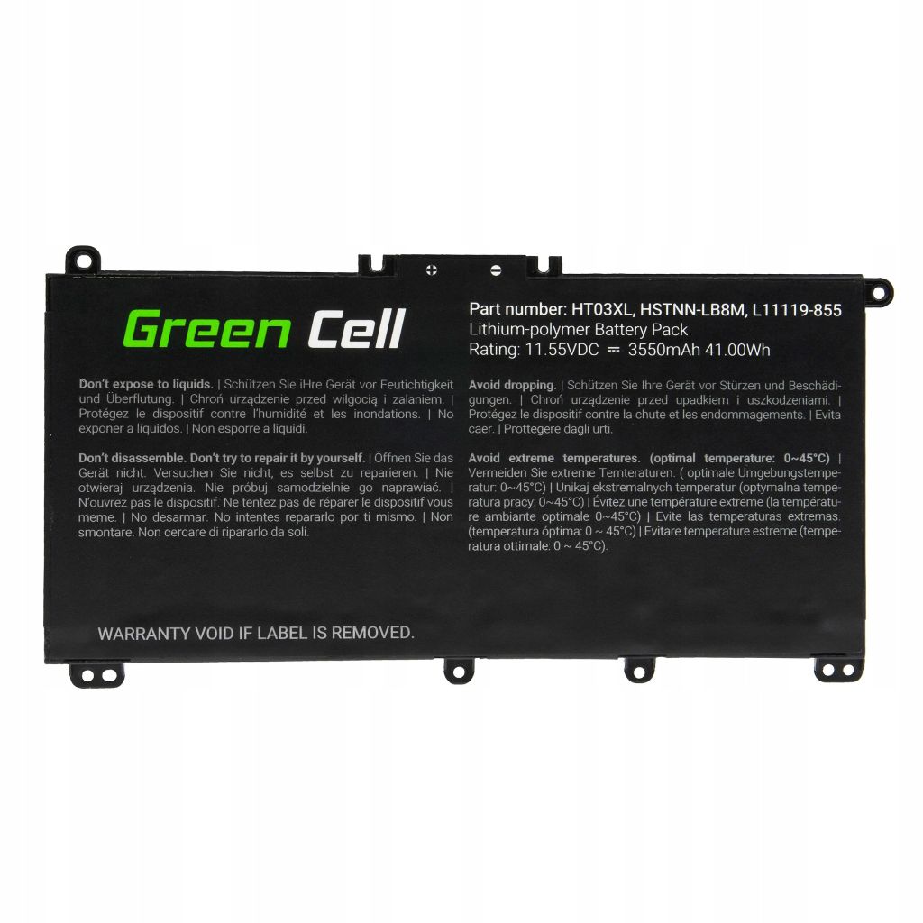 Baterie Green Cell HT03XL L11119-855 HP 250 G7 250 G8 255 G7 HP 14 15 17