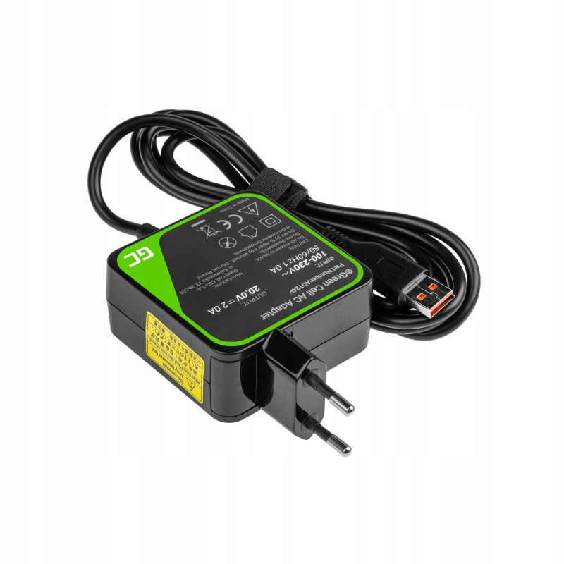 Adaptér Nabíječka Lenovo 20V 2A 40W Yoga 3 Značka Green Cell