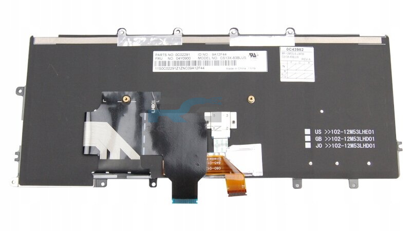 Klávesnice LENOVO THINKPAD X230S X240 X240S LED Určeno pro IBM, Lenovo