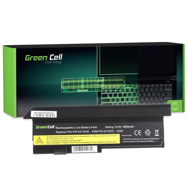 Baterie 42T4650 Lenovo ThinkPad X200 X201 X201s 6600 mAh
