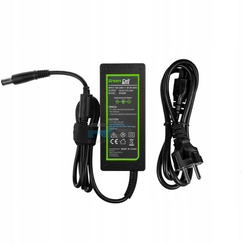 Nabíječka Dell 19.5V 3.34A 65W Wtyk Oktagonalny Kód výrobce AD08P