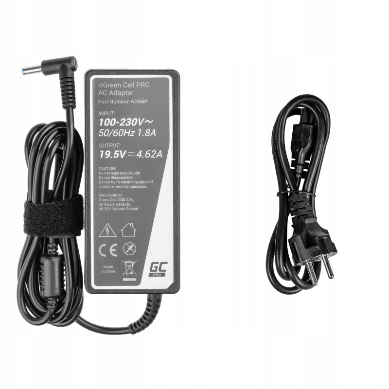 Nabíječka HP 19.5V 4.62A 90W PIN 4.5-3.0mm EAN (GTIN) 5903317225706