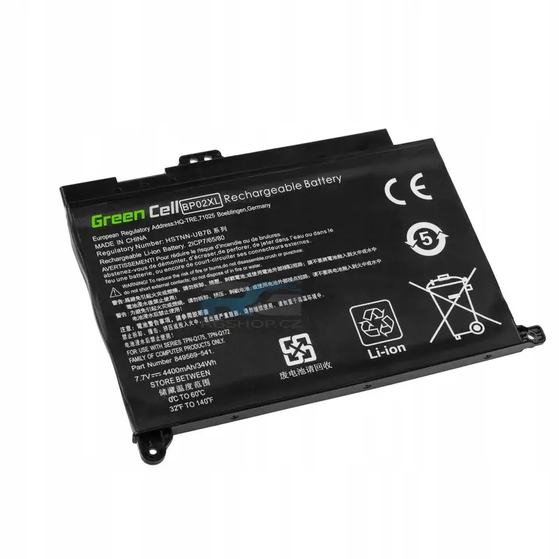 Baterie BP02XL BPO2XL TPNQ172 pro HP Pavilion 15-AU