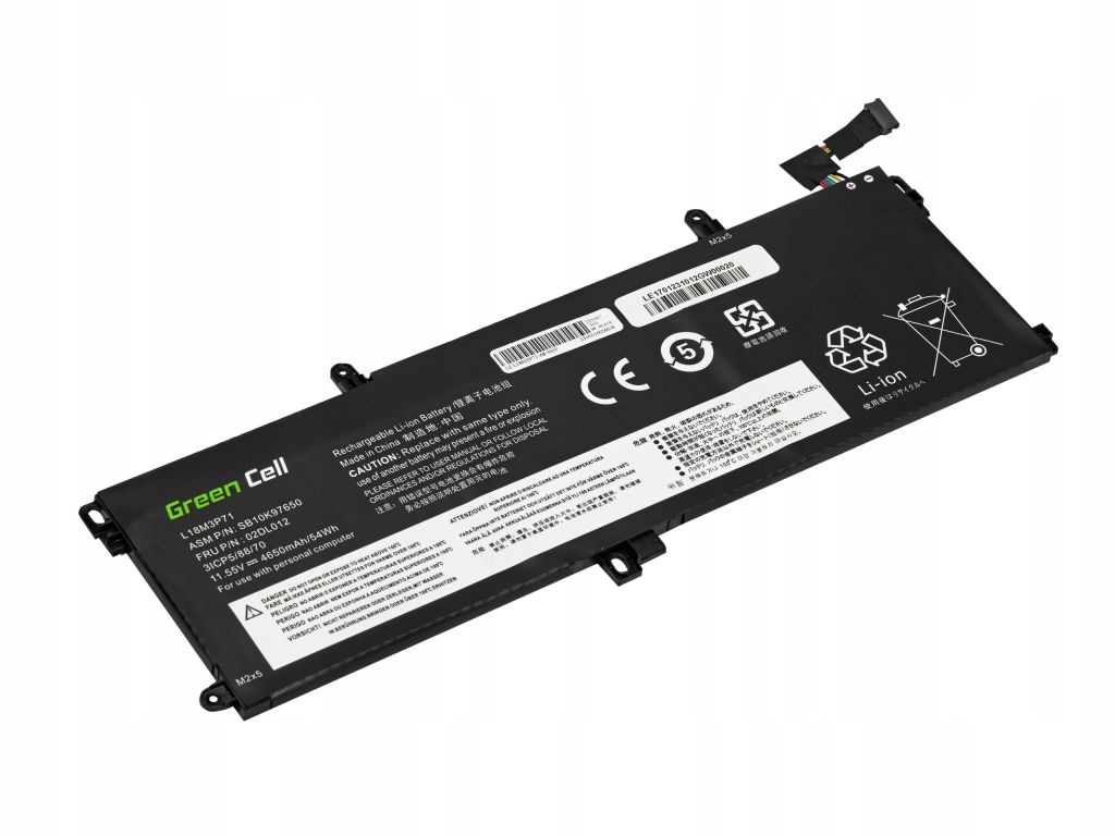 Baterie Green Cell L18L3P71 L18M3P71 do Lenovo ThinkPad T590 T15 P15s P53s EAN (GTIN) 5904326372047