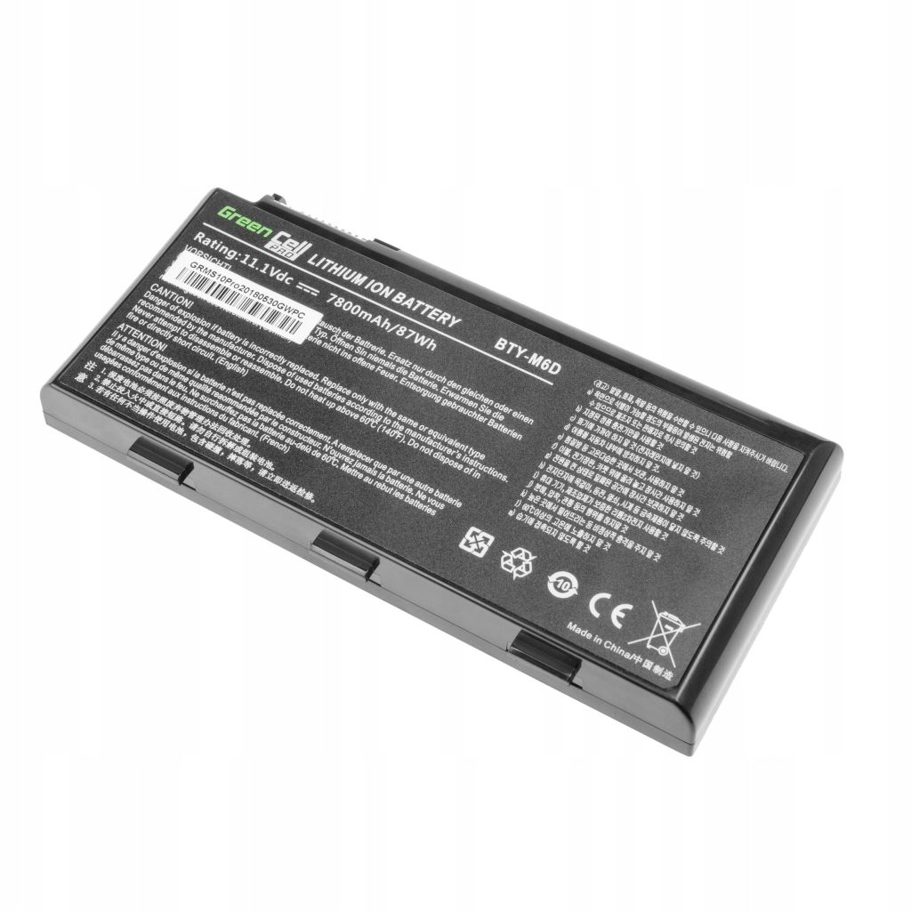Baterie BTY-M6D MSI GT60 GT70 GT660 GT680 87Wh