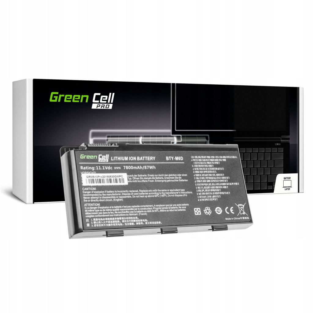Baterie BTY-M6D MSI GT60 GT70 GT660 GT680 87Wh