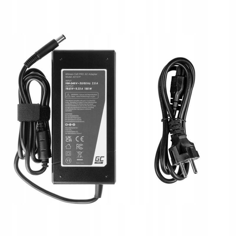180W nabíječka Dell 19,5V 9,23A PIN 7,4-5,0 mm