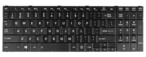 Toshiba Satellite C50D-B-13V C50D-B-13X Klávesnice