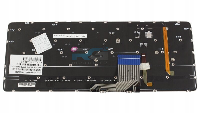 Klávesnice HP SPECTRE 13-3000 13T-3000 / LED Určeno pro HP, Compaq