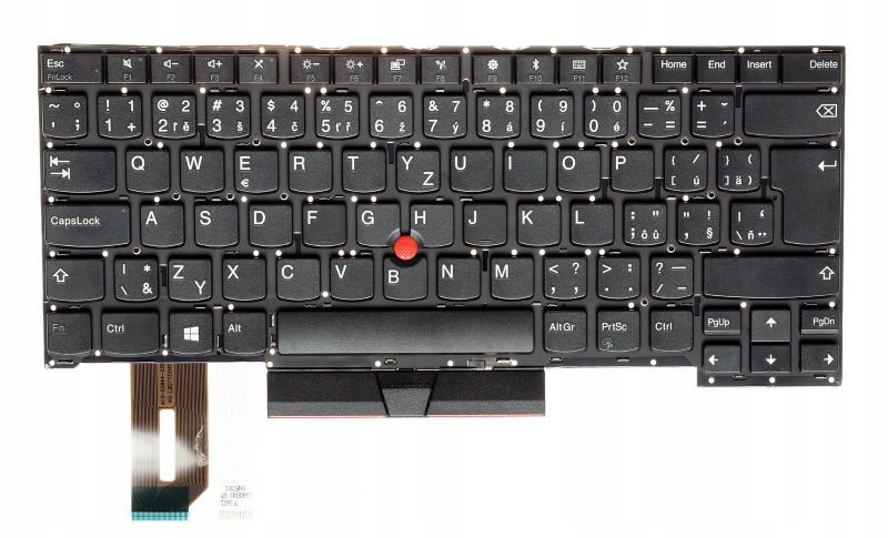 Klávesnice Lenovo Thinkpad T490S T495 T495S E490S R490 L390 LED / CZ