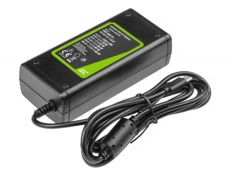Green Cell USB-C 65W Nabíječka Adaptér 