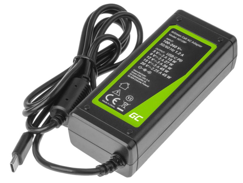 Nabíječka Adaptér Green Cell USB-C 45W