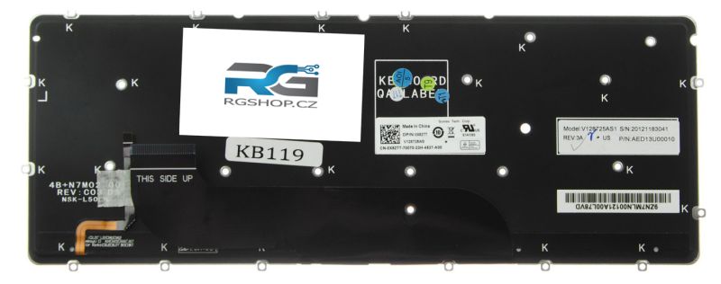 00TG9R 0P6DWF 0TG9R Notebook Dell Klávesnice