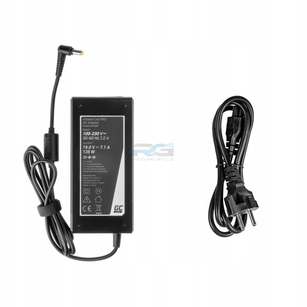 Adaptér Nabíječka 130W Acer 19V 7.1A 5.5-1.7mm