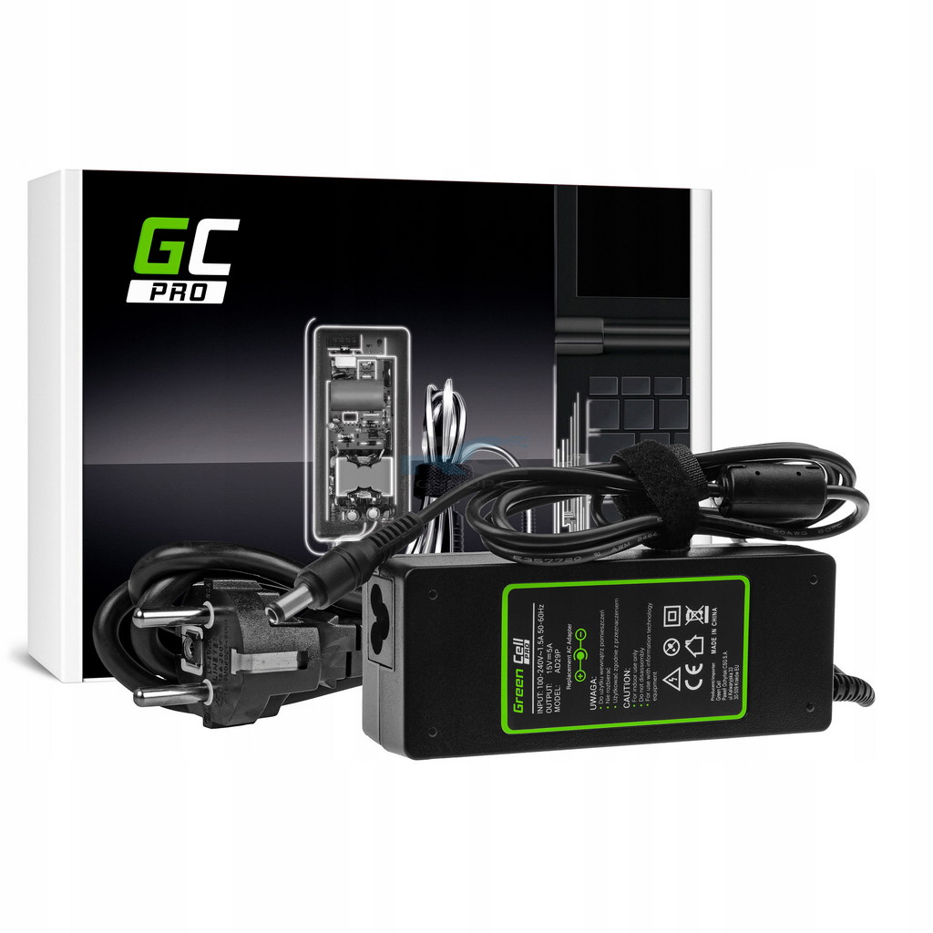 Adaptér Nabíječka Green Cell PRO 6.3-3.0mm 15V 5A 75W Toshiba Tecra M11