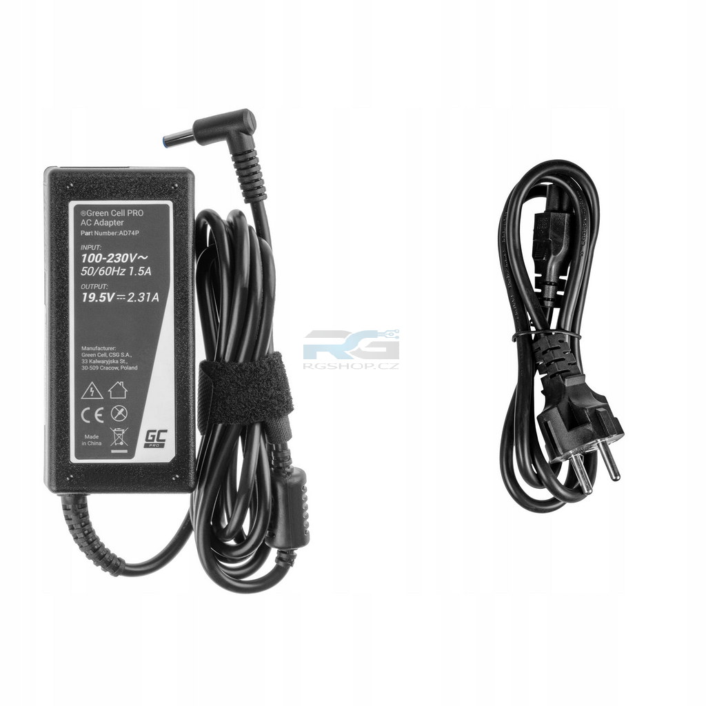 Adaptér Nabíječka PRO HP 45W 19.5V 2.31A 4.5-3.0mm