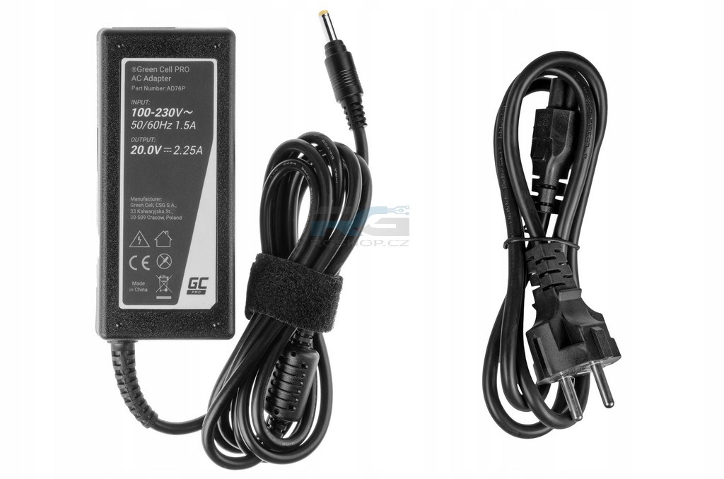 Adaptér Nabíječka PRO Lenovo 45W 20V 2.25A 4.0-1.7mm