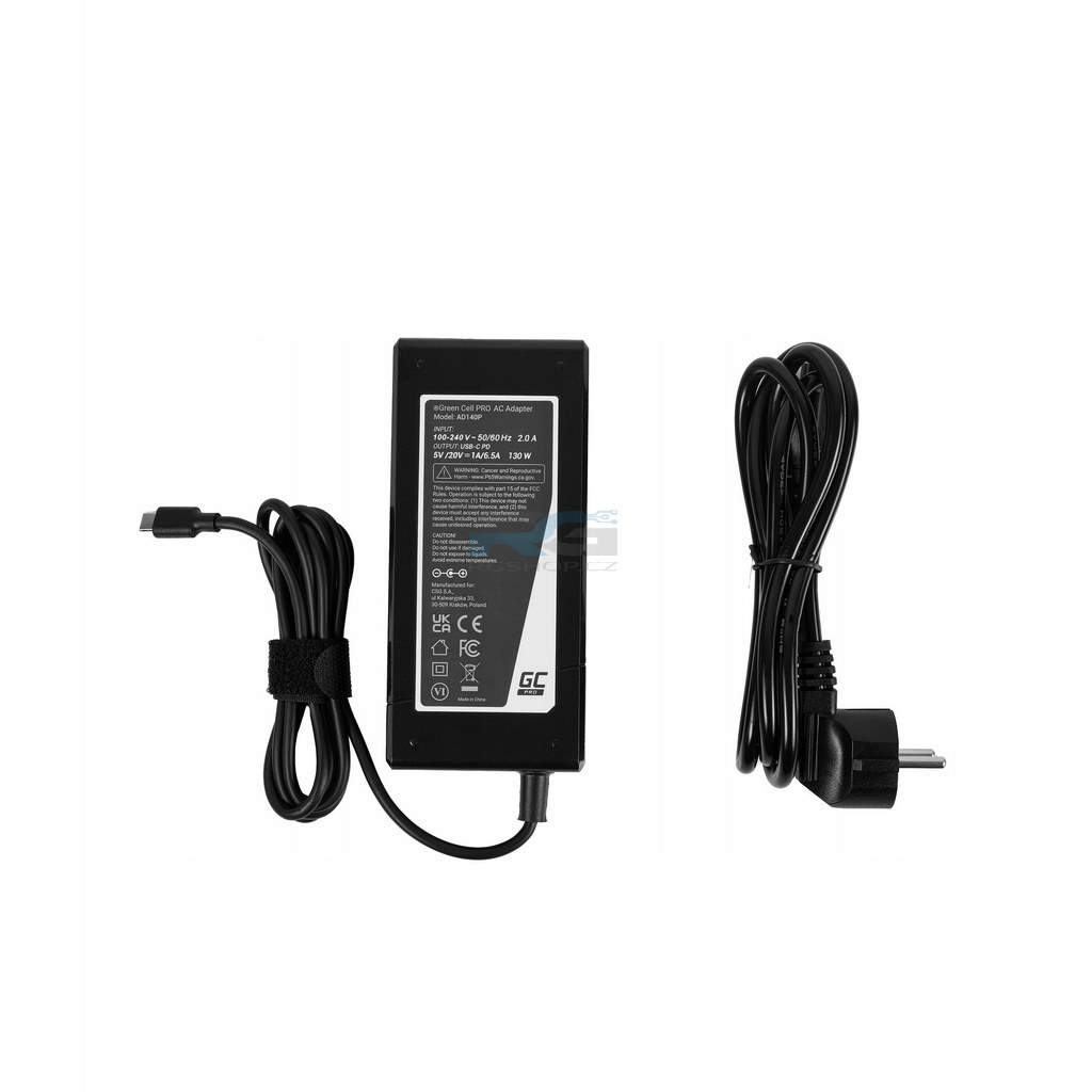 Adaptér Nabíječka USB-C 130W pro notebooky, telefony, tablety Apple Dell Lenovo