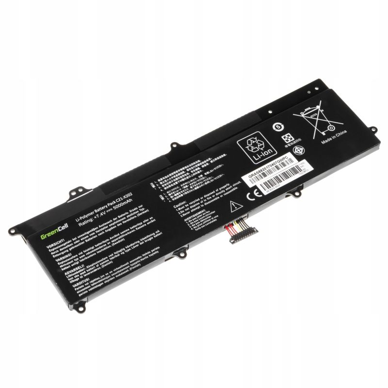 Bateria do Asus VivoBook X202 X202E X201 X201E Výrobce Green Cell
