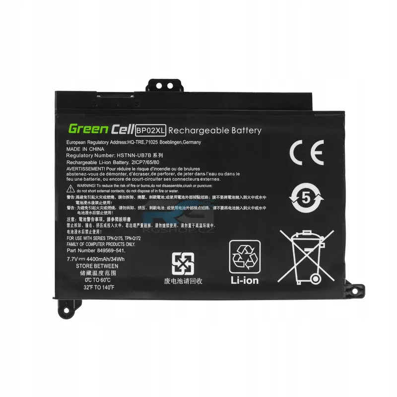 Baterie BP02XL BPO2XL TPNQ172 pro HP Pavilion 15-AU