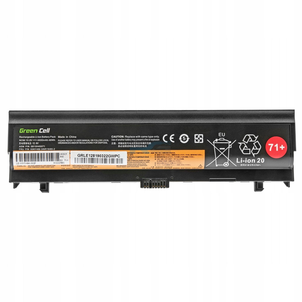 baterie 00NY486 00NY487 00NY488 00NY489 Lenovo ThinkPad L560 L570 48Wh