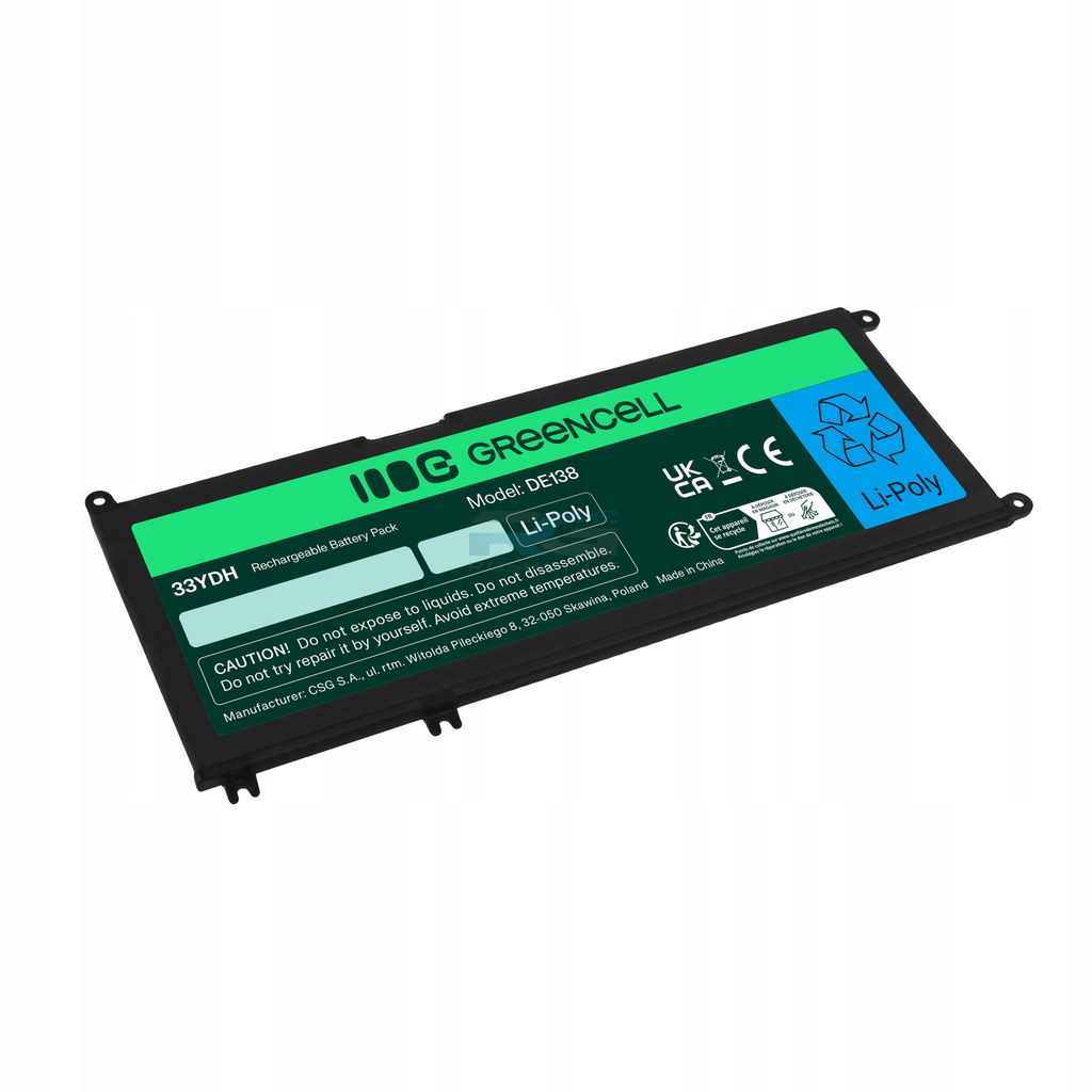 Baterie 33YDH Dell G3 3579 3779 G5 5587 G7 7588 7577 7773 7778 7779 7786 Latitude 3380 3480 3490 3590