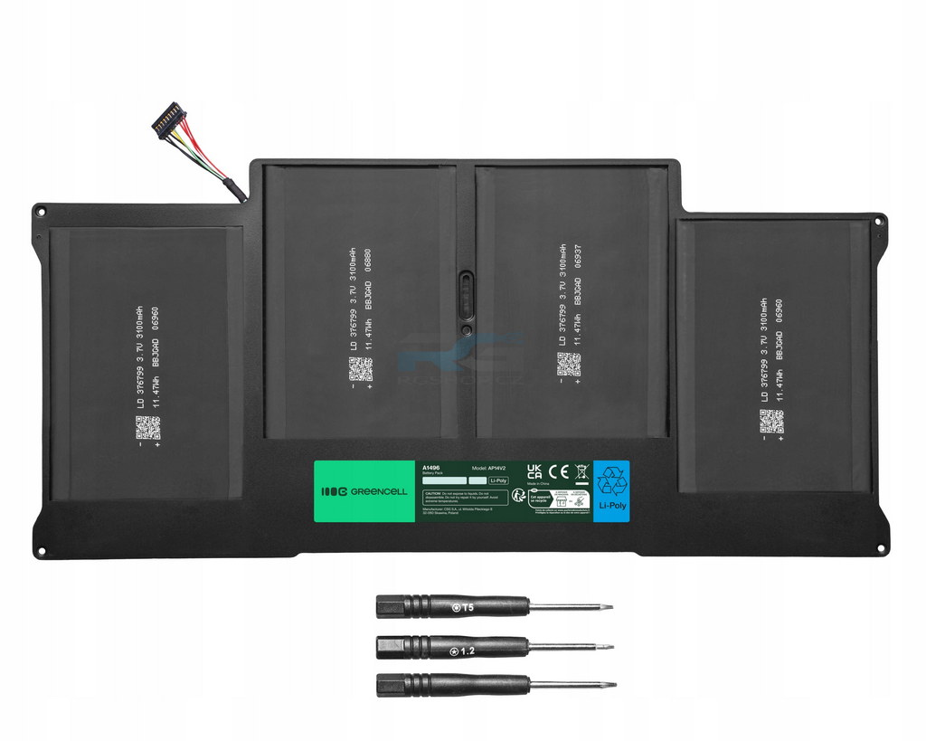 Baterie A1496 A1405 A1377 Apple MacBook Air 13 A1466 A1369 47Wh