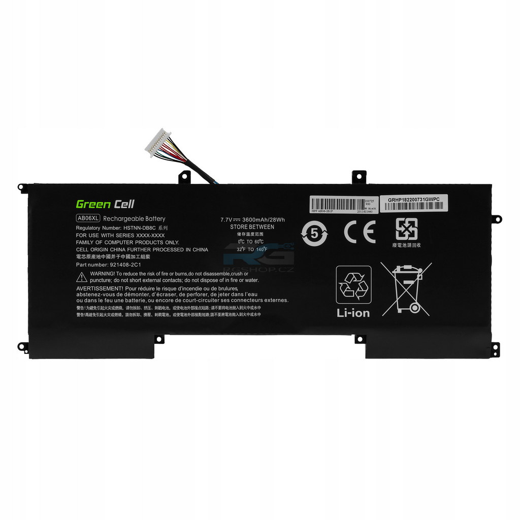Baterie AB06XL 921408-2C1 921438-855 HP Envy 13-AD 13-AD102NW 13-AD015NW 13-AD008NW