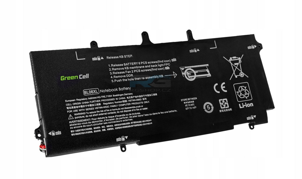 baterie BL06XL 722297-001 722297-005 HP EliteBook Folio 1040 G1 G2