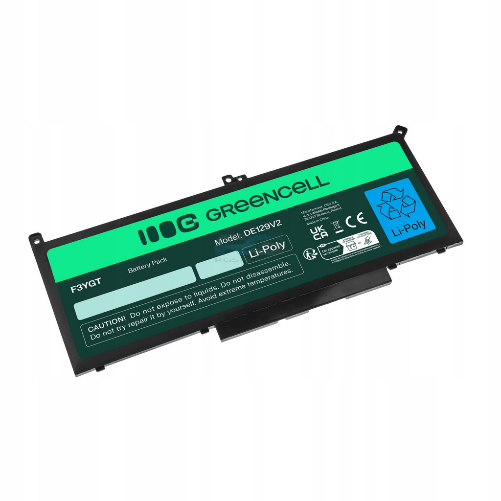 baterie Green Cell F3YGT Dell Latitude 7280 7290 7380 7390 7480 7490