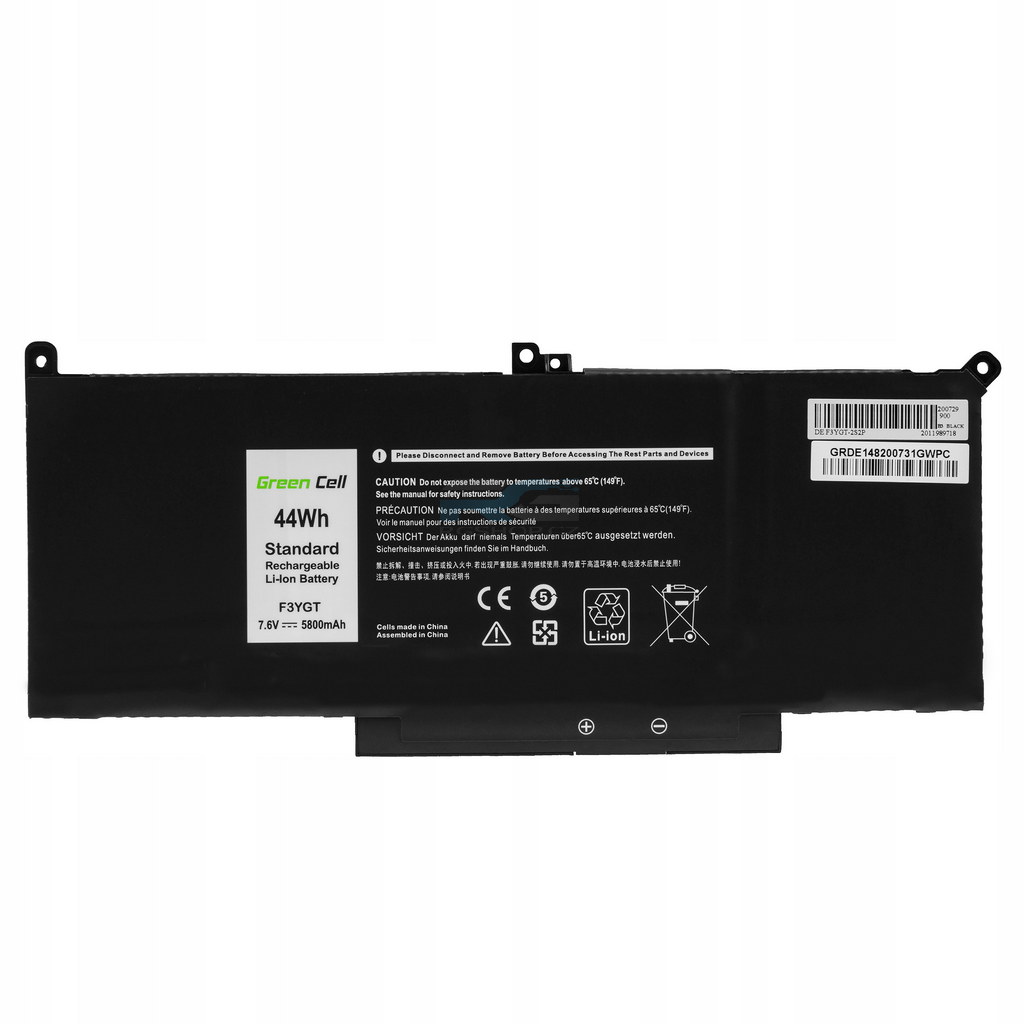 baterie F3YGT DM3WC 2X39G Dell Latitude 7280 7290 7380 7390 7480 7490