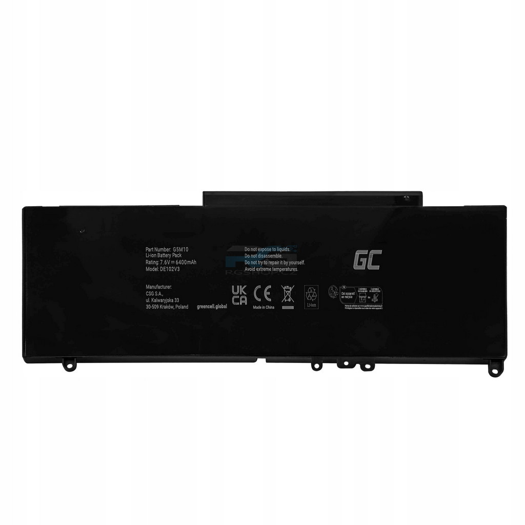 baterie Green Cell G5M10 WYJC2 0WYJC2 Dell Latitude E5250 E5450 E5550