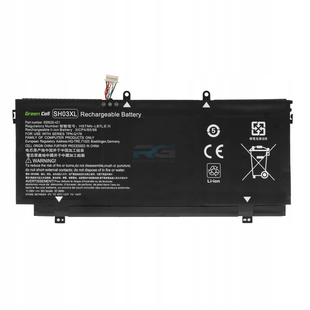 baterie HSTNN-LB7L 859026-421 SH03XL TPN-Q178 HP Spectre x360 13-AC 13-W