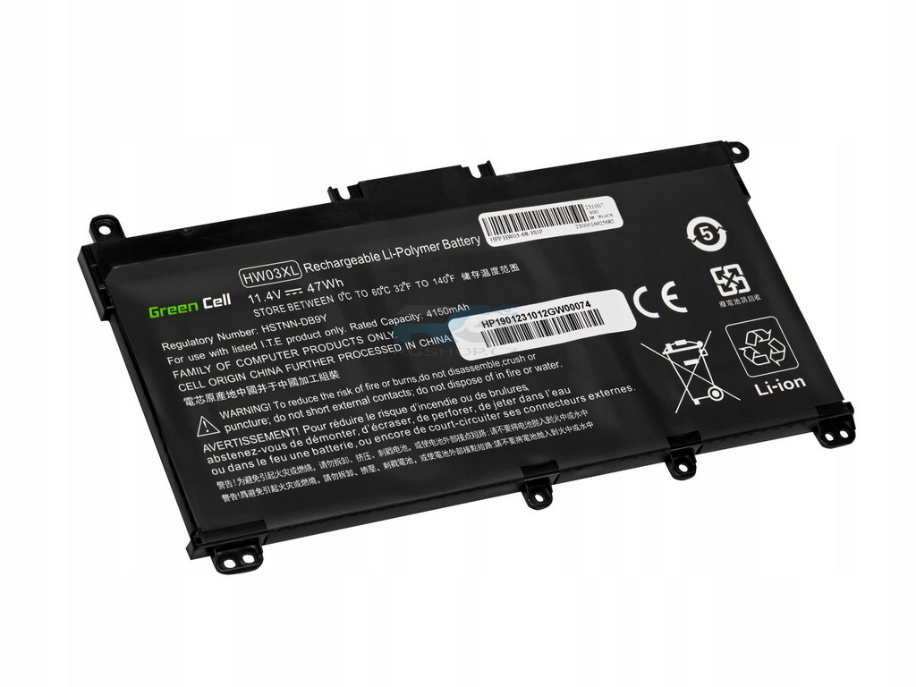Baterie HW03XL L97300-005 HP 250 G9 255 G8 255 G9 17-CN 17-CP