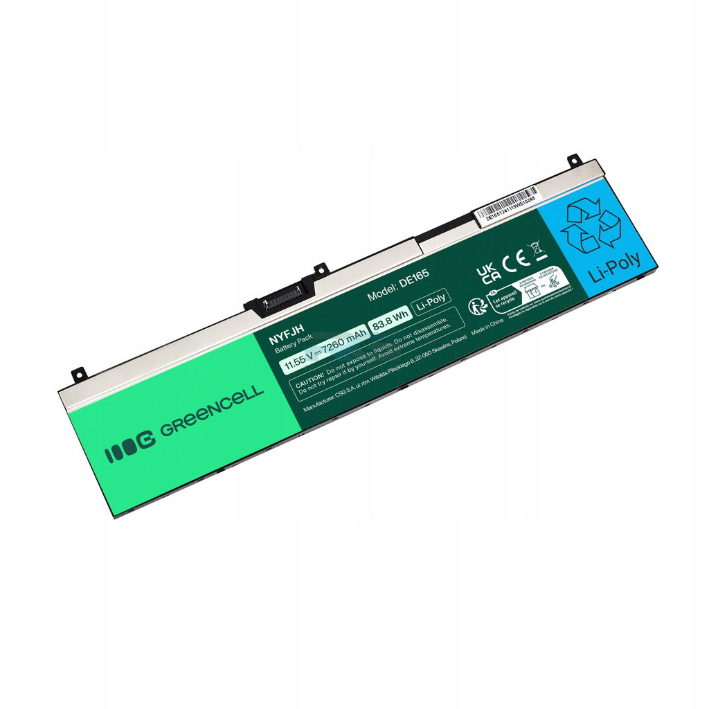 baterie NYFJH-6C 0NYFJH 0RY3F9 0VRX0J Dell Precision 15 7530 7540 7740