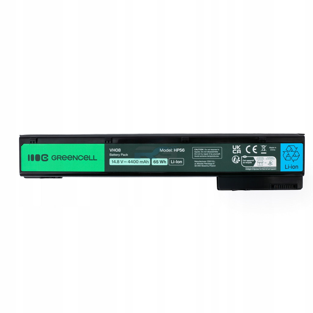 baterie Green Cell VH08 VH08XL 632425-001 HSTNN-LB2P HSTNN-LB2Q HP EliteBook 8560w 8570w 8760w 8770w