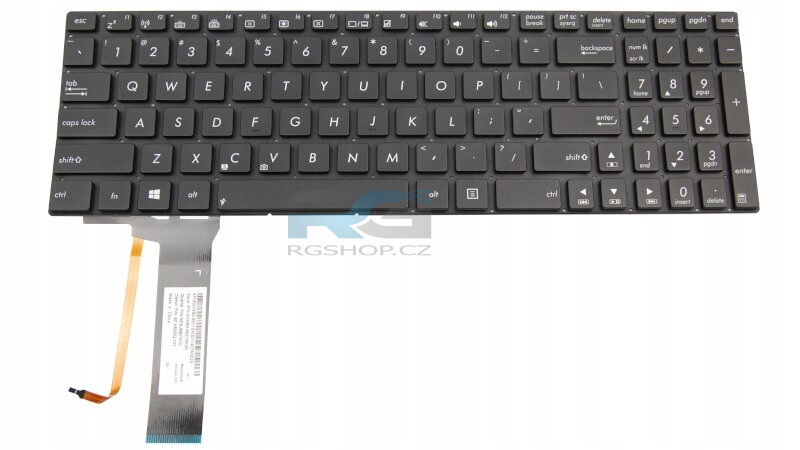 Klávesnice ASUS N56 N56DP N56VZ N56VM N65VJ LED